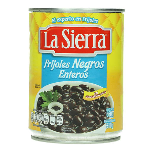 Frijoles Negros Enteros 560g - La Sierra - Imagen 3