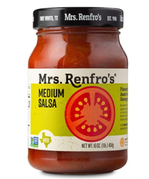 Medium Salsa 454 g - Mrs. Renfro´s