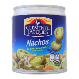 Chiles Jalapeños Nachos 220 g - Clemente Jacques.