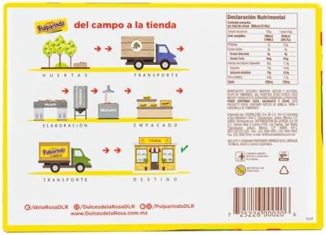 Pulparindo Original caja 20uds - De la Rosa - Imagen 2