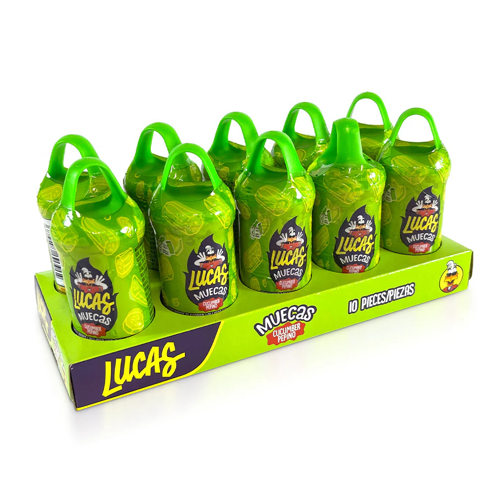 Muecas Pepino, caja de 10ud - Lucas