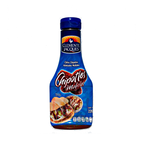 Chiles Chipotles Adobados Molidos 220g - Clemente Jacques