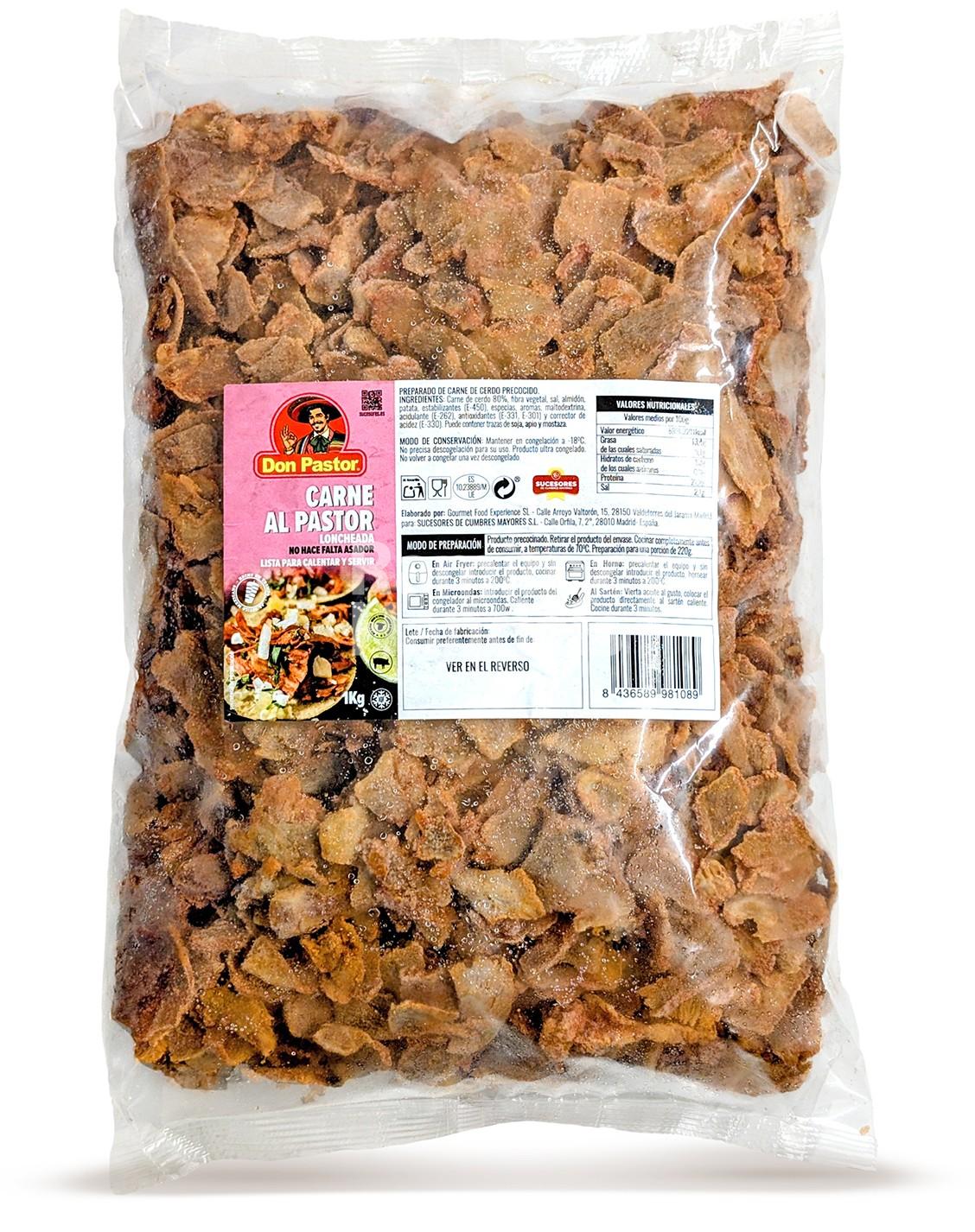 Carne al Pastor 1kg congelado - Don Pastor