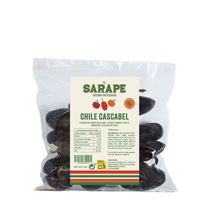 Chile Seco Cascabel 100 g - El Sarape
