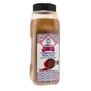 Chile Chipotle Molido 550g Sazón Natural