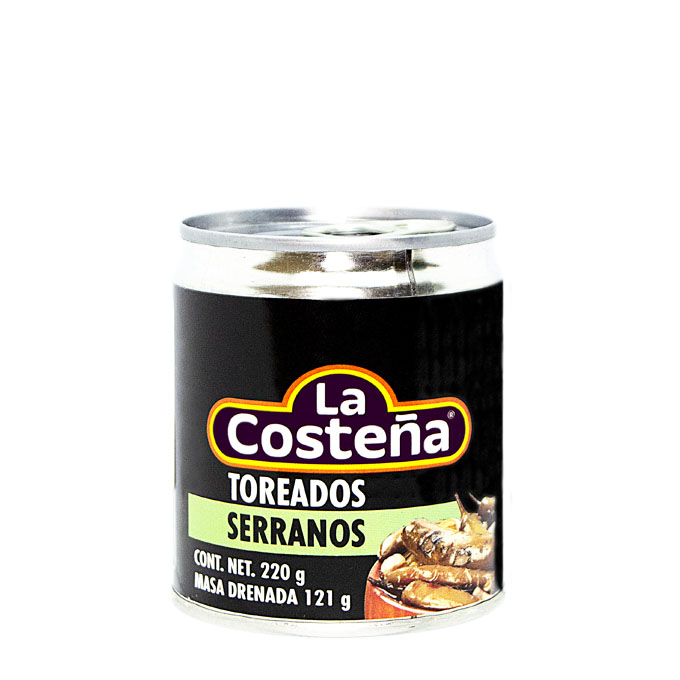 Chiles Serranos Toreados 220 g - La Costeña - Imagen 4
