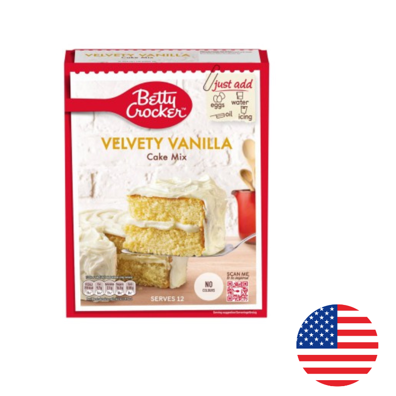 Velvety Vanilla Cake Mix 425 g - Betty Crocker