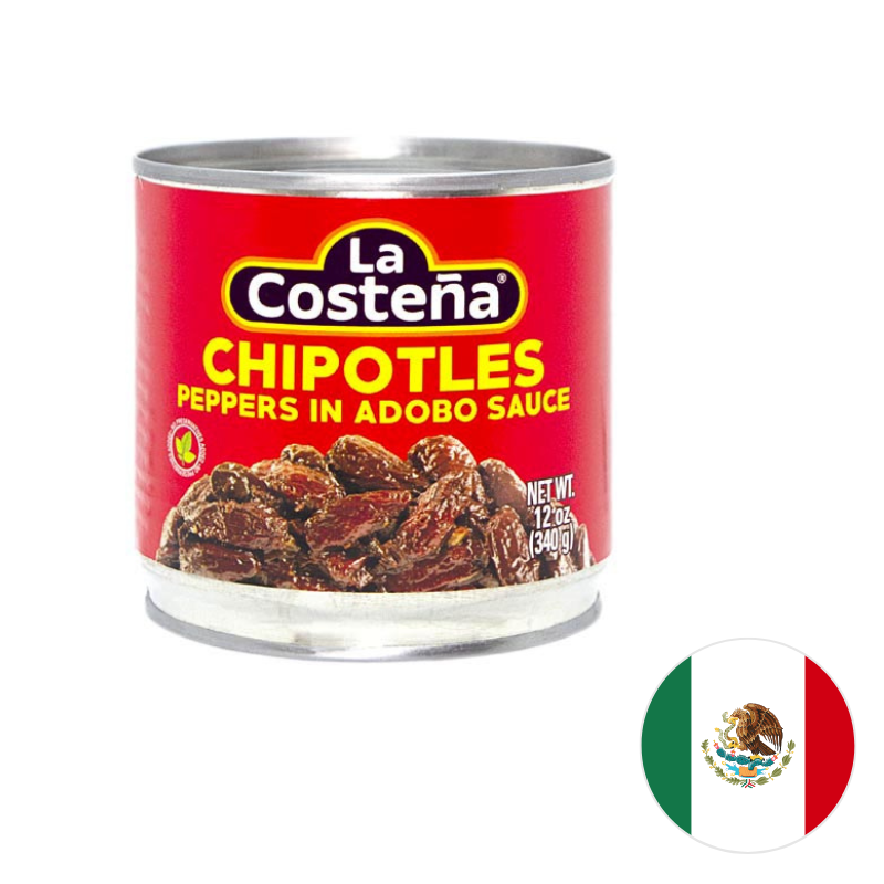 Chile Chipotle Adobado 340g- La Costeña