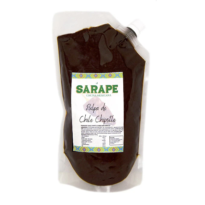 Pulpa de Chile Chipotle 500g - El Sarape
