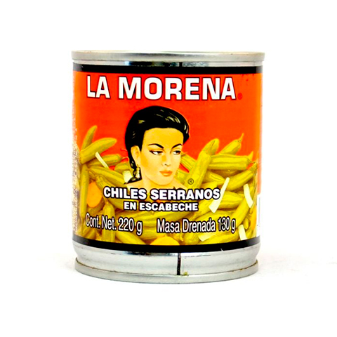 Chiles Serranos 210 g - La Morena