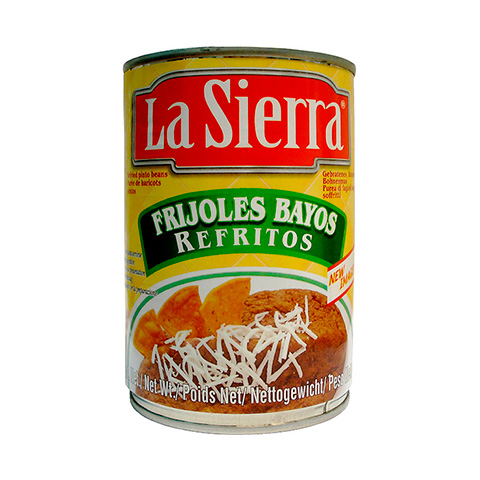 Frijoles Bayos Refritos 430g- La Sierra