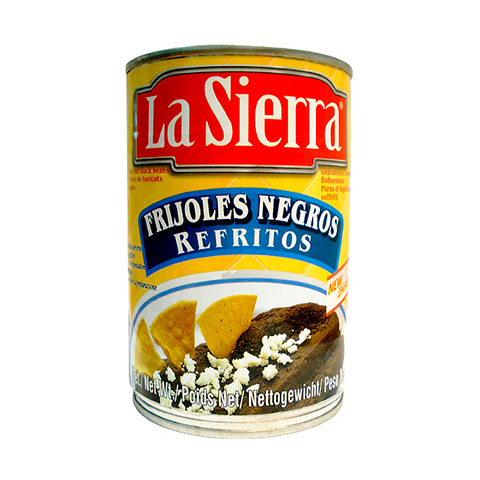Frijoles Negros Refritos 430g - La Sierra