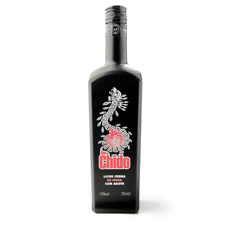 Licor Crema Fresa con Agave 70cl - Chido